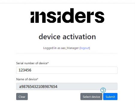 Insiders device Activation AdMosLive - 4-1